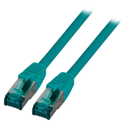 Patchcord RJ45 S/FTP kat. 6A LSZH zielony 0,25m