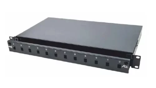 Panel 19'' 1U z frontem 24xSC duplex, light version