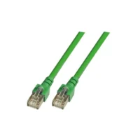 Patchcord RJ45 SF/UTP kat. 5e PVC CCA zielony 1m