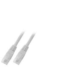 Patchcord RJ45 U/UTP kat. 6 PVC CCA szary 0,5m