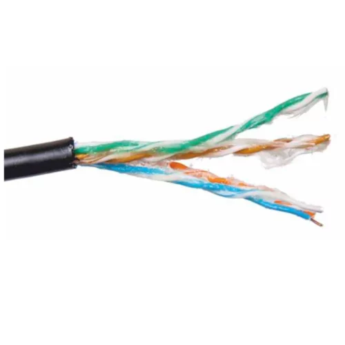 Kabel SecurityNET U/UTP kat.5E PE 4x2x23AWG skrętka 500m, zewnętrzny żelowany