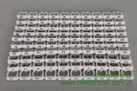 Oznaczniki na kabel o średnicy 6-7mm. Od 0 do 9.