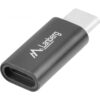 Unitek V1412A adapter USB C-HDMI 2.0, wtyk/gniazdo, USB-C na HDMI 2.0 4K@60Hz alu 15 cm