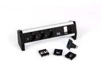 Ramka modułowa 2x Keystone czarna Bachmann (917.000)