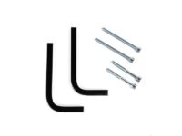 DESK1 uchwyty montażowe do blatów max. 80mm, czarny, Bachmann 930.180