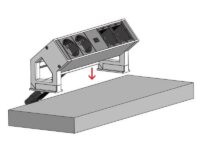 DESK2 2x zestaw podstawy samoprzylepnej, kolor stal nierdzewna, Bachamnn 918.111