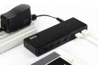 Unitek Y-3184 Hub 7x port USB-A 3.0, z zasilaczem Unitek Y-3184 Hub 7x port USB-A 3.0, z zasilaczem
