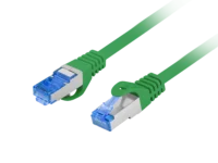 Patchcord kat.6a s/ftp lszh cca 0.5m zielony fluke passed Lanberg