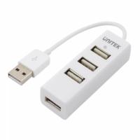 Unitek Y-2146 hub 4x USB-A 2.0 mini - biały