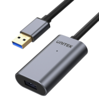 Unitek Y-3004 aktywny przedłużacz repeater USB A-A, 3.0, wtyk/gniazdo, długość 5m Unitek Y-3004 aktywny przedłużacz repeater USB A-A, 3.0, wtyk/gniazdo, długość 5m